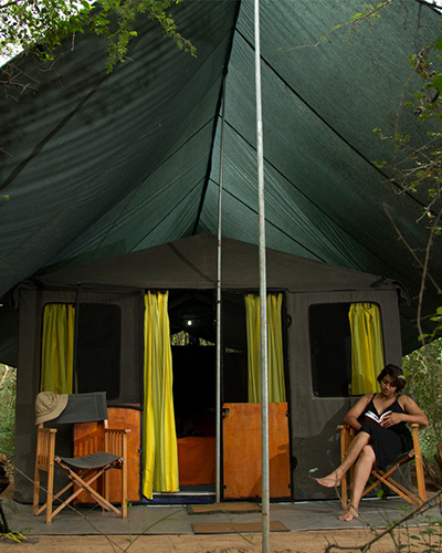 Sri Lanka eco tourism tented luxury camping